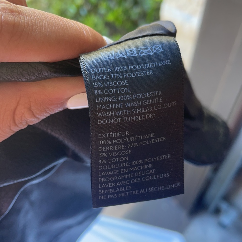Urban Outfitters Black Leather Skirt - Picture 6 of 6